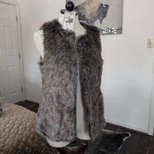 Banana Republic Faux Fur Vest